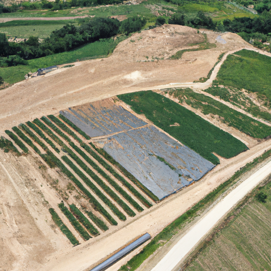 Parco solare comunitario in campagna italiana
